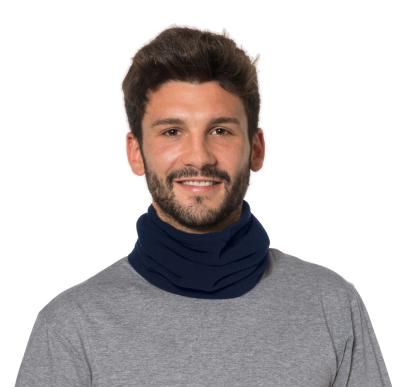 FASCIA NAVY MULTIUSO IN PILE C/ELASTIC