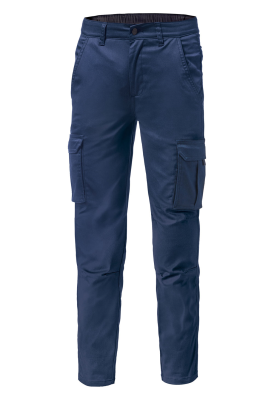 PANT. POLYCOTONE STRETCH BLU 240 GR.