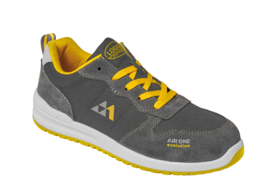 SCARPA BASSA SCAMOSCIATA GRIGIA S1PL FO SR
