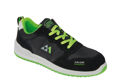 SCARPA BASSA SCAMOSCIATA NERA S1PL FO SR
